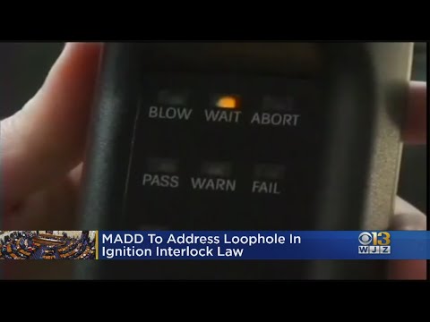 MADD To Address Loophole In Ignition Interlock Law