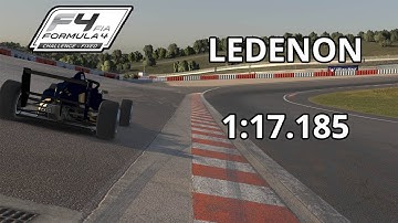 iRacing Onboard | FIA F4 - Fixed | 24S2 Week 9 - Ledenon | 1:17.185