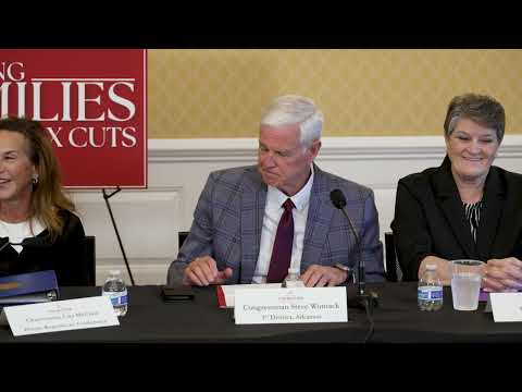 Congressman Womack speaks at Chairwoman McClain's Tax Day roundtable