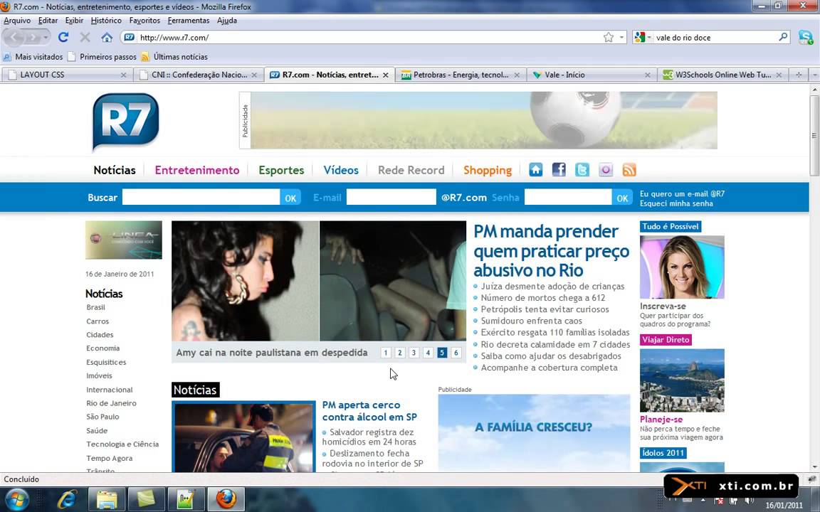 Universidade XTI - CSS - Aula 28 - Layout Introdução Tableless (Parte1 ...