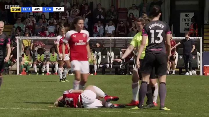 Beth Mead gets tackled, Danielle Van de Donk shove...