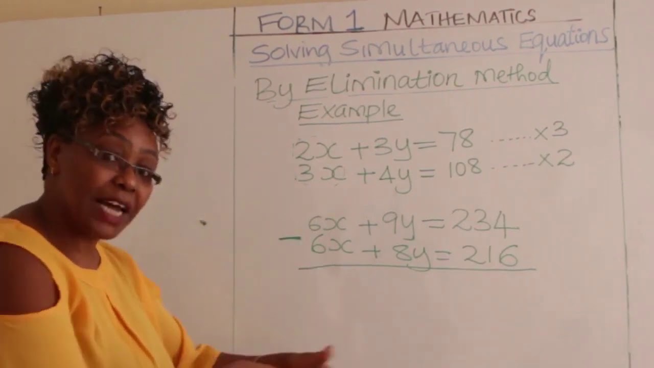 ФОРМА 1 МАТЕМАТИКА: ОДНОВРЕМЕННЫЕ УРАВНЕНИЯ ДЖЕЙН ХОУП