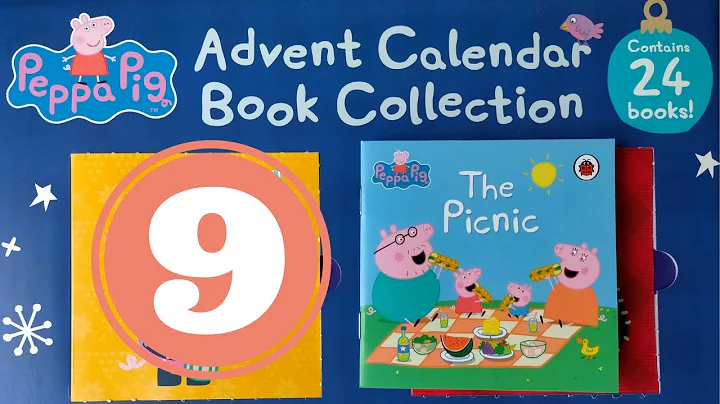 Reading Peppa Pig Advent Calendar 2022 Book COllection - #9 The Picnic - Story Time