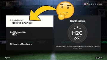 How To Change Your Club Name on FC 24 Ultimate Team