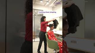 Every Great Haircut Starts with Proper Draping ✂️ | Learn Professional Salon Techniques