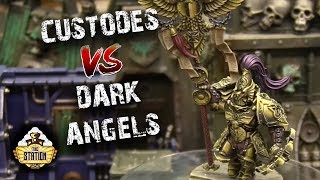 Мультшоу Репорт Warhammer 40k Matched play Custodes VS Dark Angels