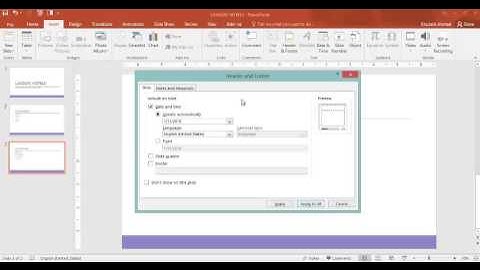 9 Adding header and footer  in Powerpoint 2016 in urdu and hindi