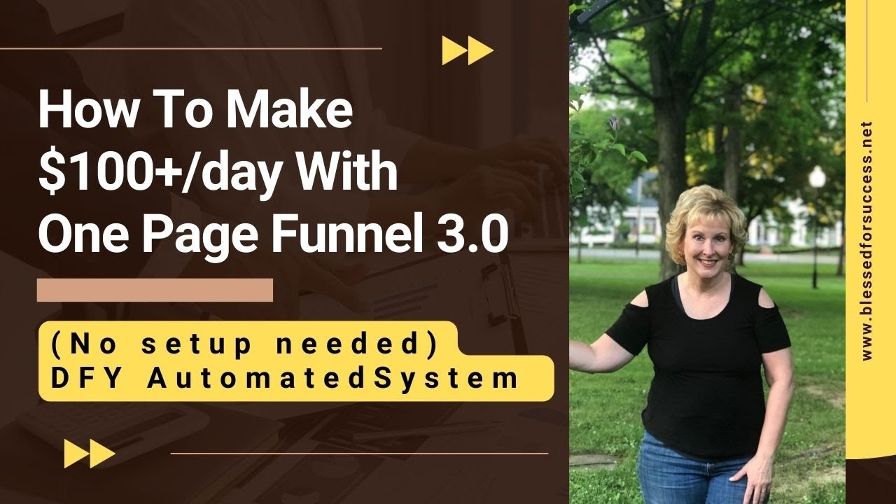 One Page Funnel 3.0 System - How To Make $100+ Per Day (Potential) With Profit Booster For OPF 3.0!