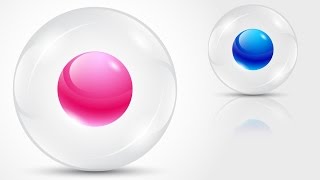 How to create 3D Logo Design (Transparent sphere) in Adobe Illustrator CS5 HD1080p