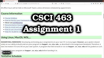 How to do assignment 1 (NIU CSCI 463, Spring 2021)