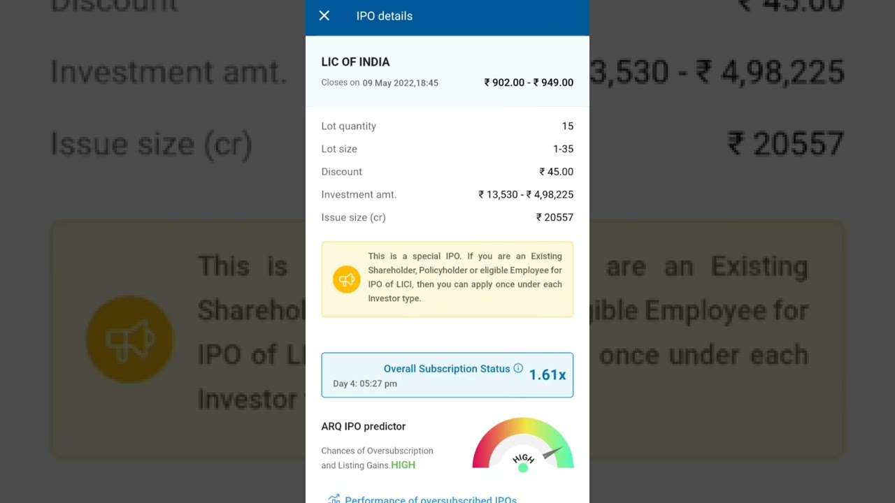 LIC IPO GMP Today |Day 4 