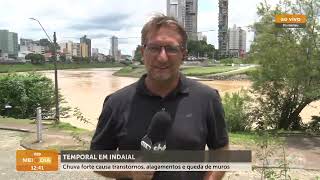 Temporal Em Indaial Causa Transtornos Alagamentos E Queda De Muros  Tempo  Scc Meiodia