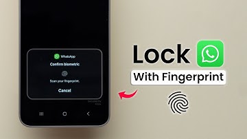 Hoe vergrendel je WhatsApp met je vingerafdruk?