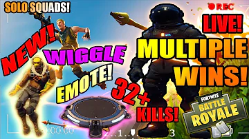 NEW EMOTE WIGGLE DANCE!🕺 | 32 KILL SOLO/SQUADS! | FORTNITE HIGH EXPLOSIVES HIGHLIGHTS!💥