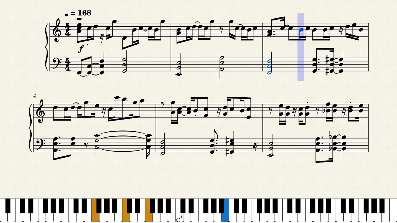 D's Advance Notes Piano ピアノ by 暖@よみぃ Arr. Shigu-re (with respect to ディミア and ばねばかり