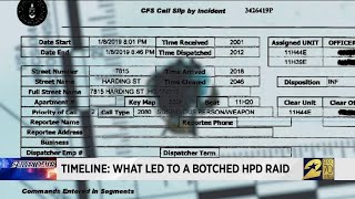 Timeline What Led To A Botched Hpd Raid?
