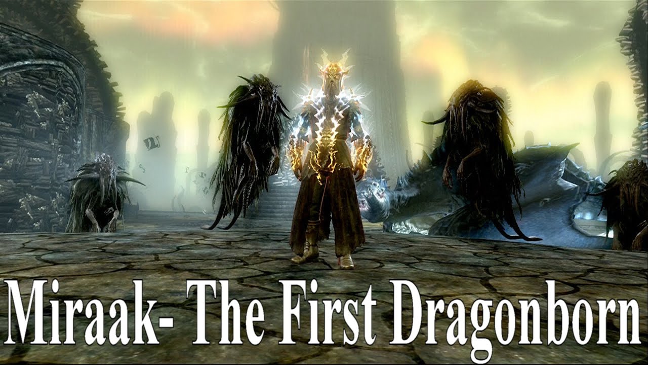Skyrim Dragonborn Dlc Miraak The First Dragonborn Opening Cinematic Youtube