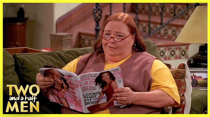 Charlie Discovers What Alan Did for Berta | Two and a Half Men