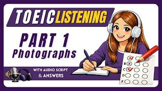 TOEIC Listening Part 1: 15 Photograph Practice Questions with Audio Script and Answers (2026)