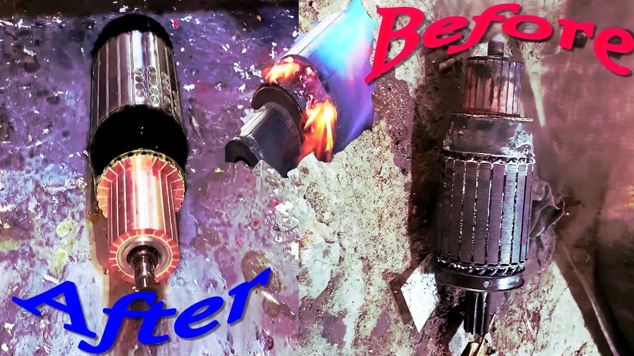 Self Starter Armature Rewinding Armature Rebuild YouTube
