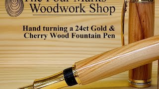 Cherry Wood Pen Turning – The Original Film