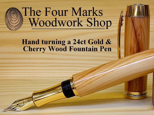 1 Making a Cherry Wood Fountain Pen 