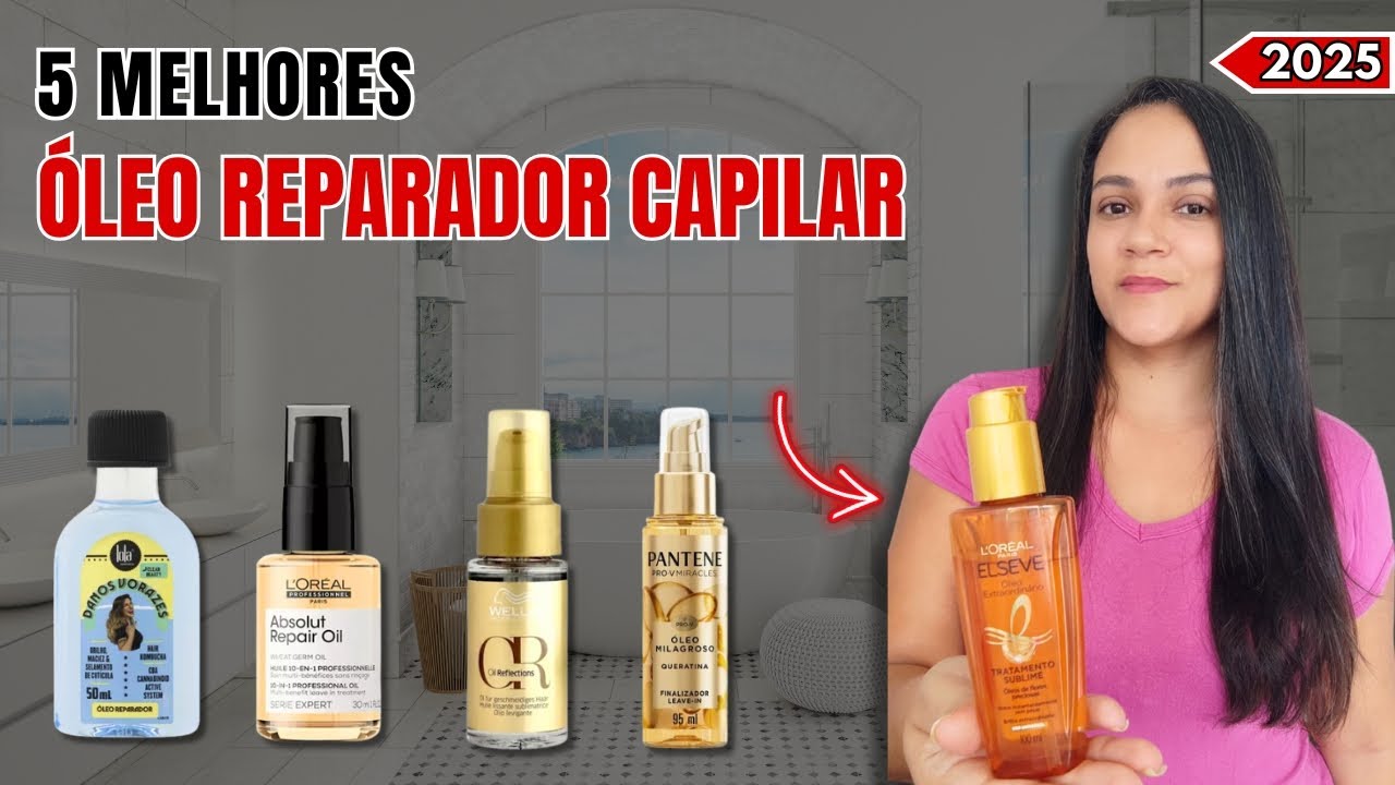 5 Melhores Óleo Reparador de Pontas 2025 | Qual o Melhor Óleo Capilar ...