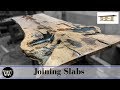 How to Joint Large Slabs | Live Edge Dining Room Table Build