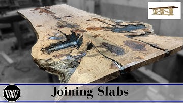 How to Joint Large Slabs | Live Edge Dining Room Table Build