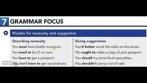 Interchange 2 Unit 5B Grammar Focus