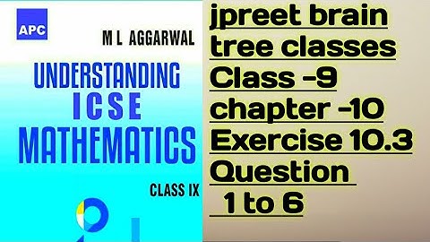 class 9 #mlaggarwal #video chapter 10 #congruenttriangles exercise 10.3 question 1,2,3,4,5,6#jpreet