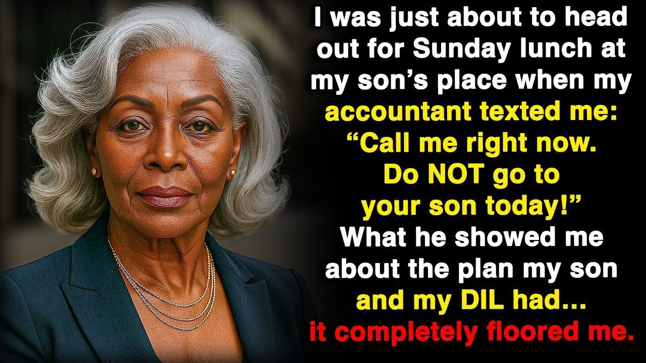 As I was about to walk into my son’s house, my accountant kept calling and texting me Don’t