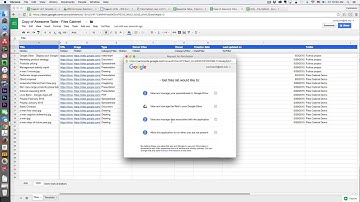 Curriculum Mapping: Step 4 List Google Drive Units in a Spreadsheet.