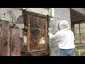 4x4 winter bee hive removal and relocation