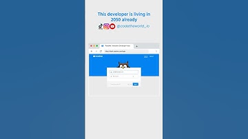 This Developer Is Living In 2050 Already #programming #code #htmlcss