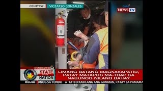 SONA: Limang batang magkakapatid, patay matapos ma-trap sa nasunog nilang bahay sa Tondo