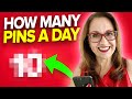 How Many Pins Do You NEED To Post Daily? - Winning Pinterest Strategy