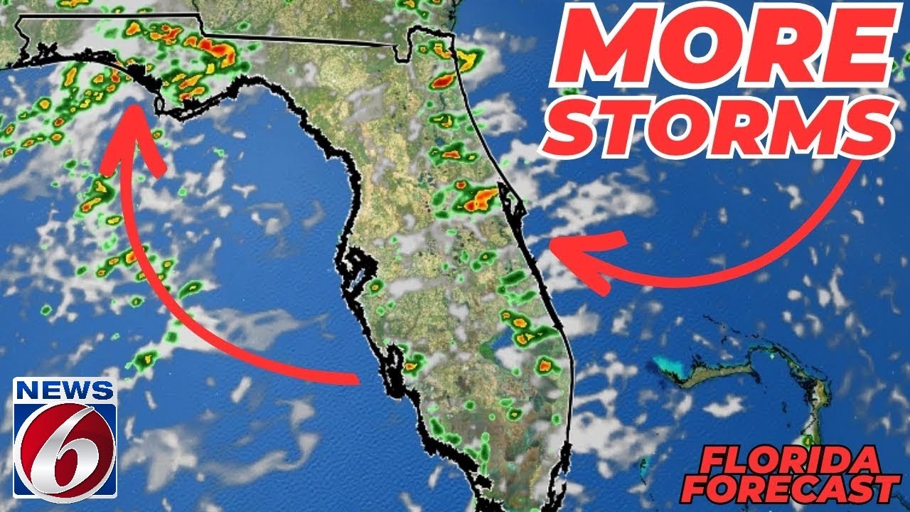 Florida Forecast: Sea breeze storms return PLUS Tropics Update - YouTube