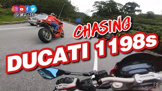 [part 1/2] Chasing Ducati 1198s | Weekend Ride Genting | Monster 796ABS On Board