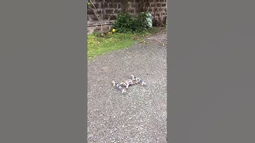 H-frame Quadcopter first flight