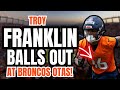 Rookie wr troy franklin has been a shining star at denver broncos otas