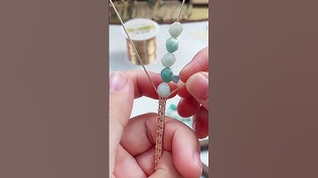 Make a Wire Wrapped Bangle with Turquoise Beads! 💙✨