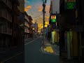 JAPAN 🇯🇵 The breathtaking sunset vibes over the streets of Tokyo🌅 #sunset #aesthetic #vibe