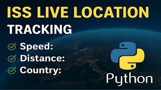 Famous ISS Live Location Tracking with Speed, Distance & Country | Python Programming Profile