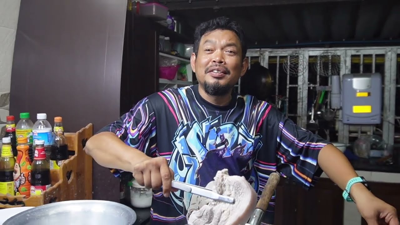 สามชั้นผัดผักชี สามชั้นนุ่มๆ ผัดง่ายๆ ใส่ผักชี โหน่งโชว์