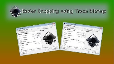 Inkscape: Easier Cropping Method | Trace Bitmap