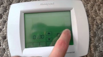 Honeywell Commercial Thermostat How to Set the Date [HD Quality]