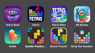 Tetris Blast,Tetris,Tetris Blitz,99 Bricks Wizard Academy,Kubik,Quadris,Block Puzzle,Drop the Number screenshot 2