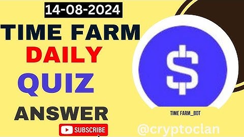 Time Farm Airdrop Daily Quiz and Answer| When did the first mainnet Lightning Network transaction
