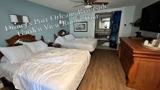 Disney's Port Orleans Riverside - Garden View Room Tour (Jan 2023)